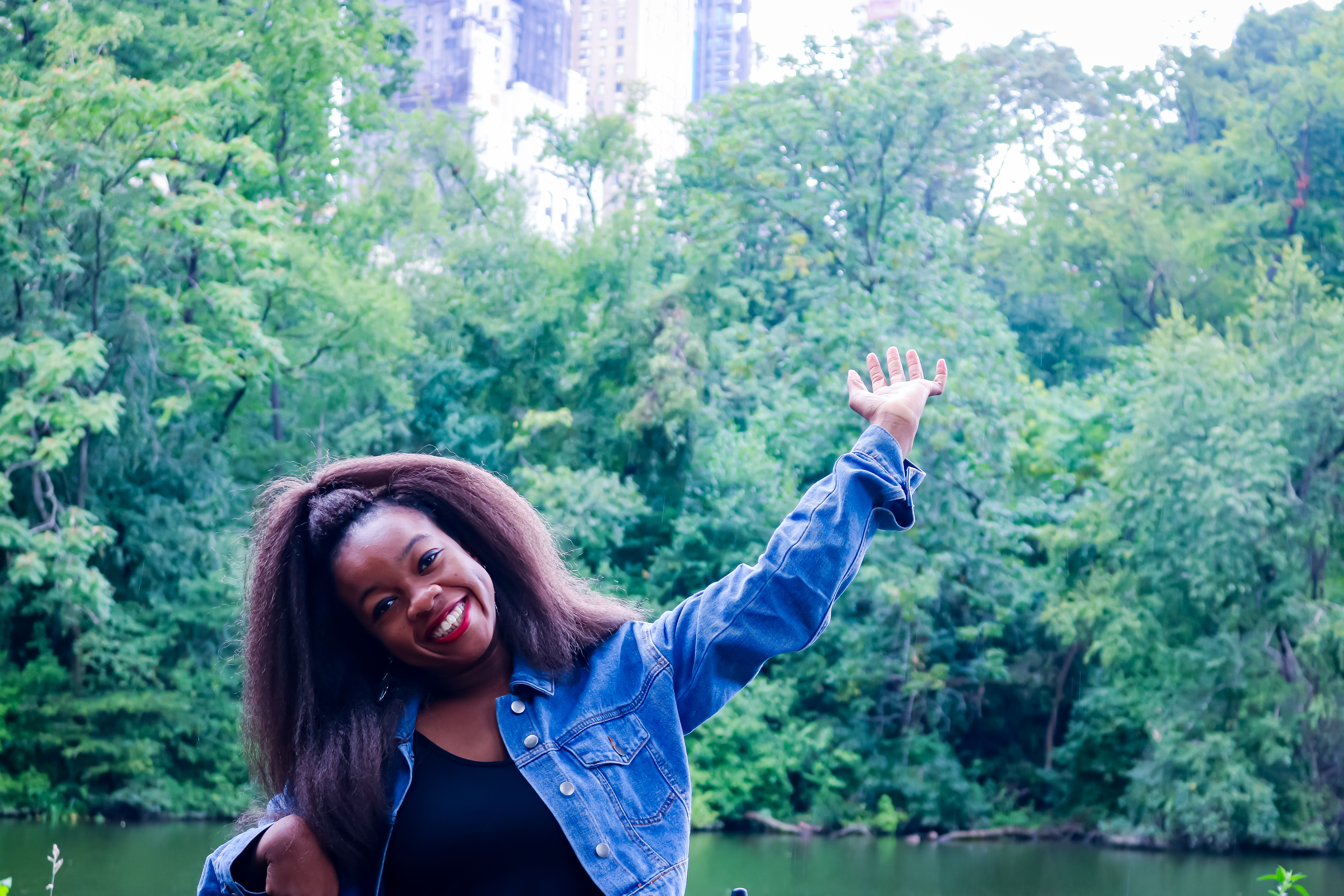 Rachy smiling in Central Park